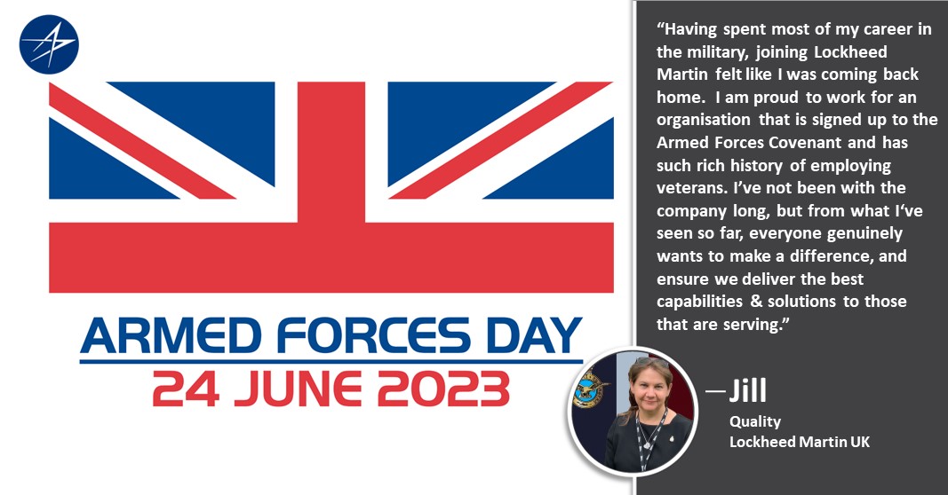 We have a strong tradition of employing military veterans. We're committed to supporting veterans as they transition into civilian work life. #ArmedForcesDay #LockheedMartinCareers