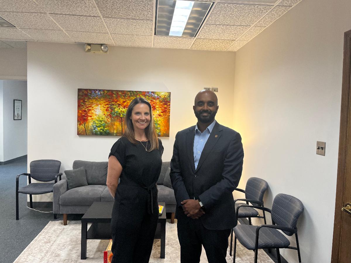 Thank you, Rep. Olickal, for taking the time to tour our center and learn more about our vital work in protecting and advocating for the well-being of children in our community. Your support and commitment to our cause are truly appreciated.