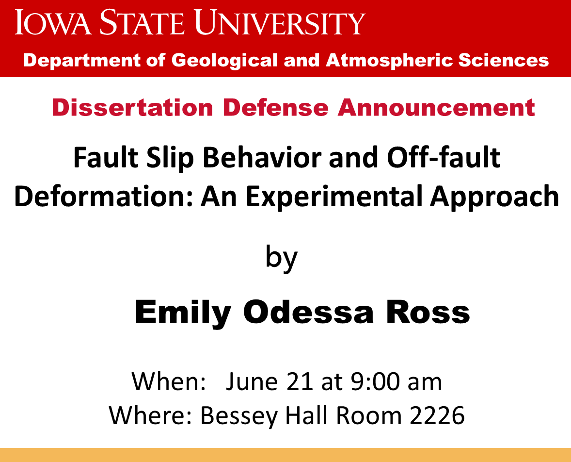 Iowa State Geological & Atmospheric Sciences tweet media