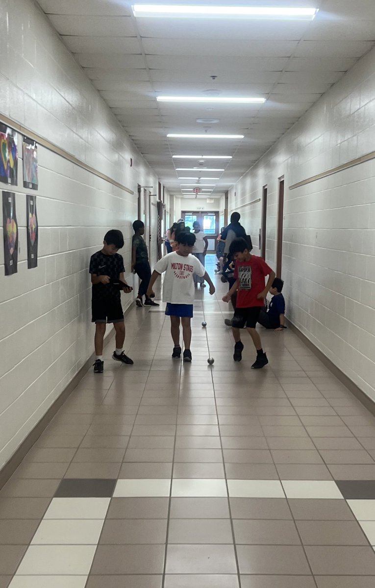 Exploring with the Sphero BOLT at our junior coding club! <a href="/albert7185/">@albert_DPCDSB</a>