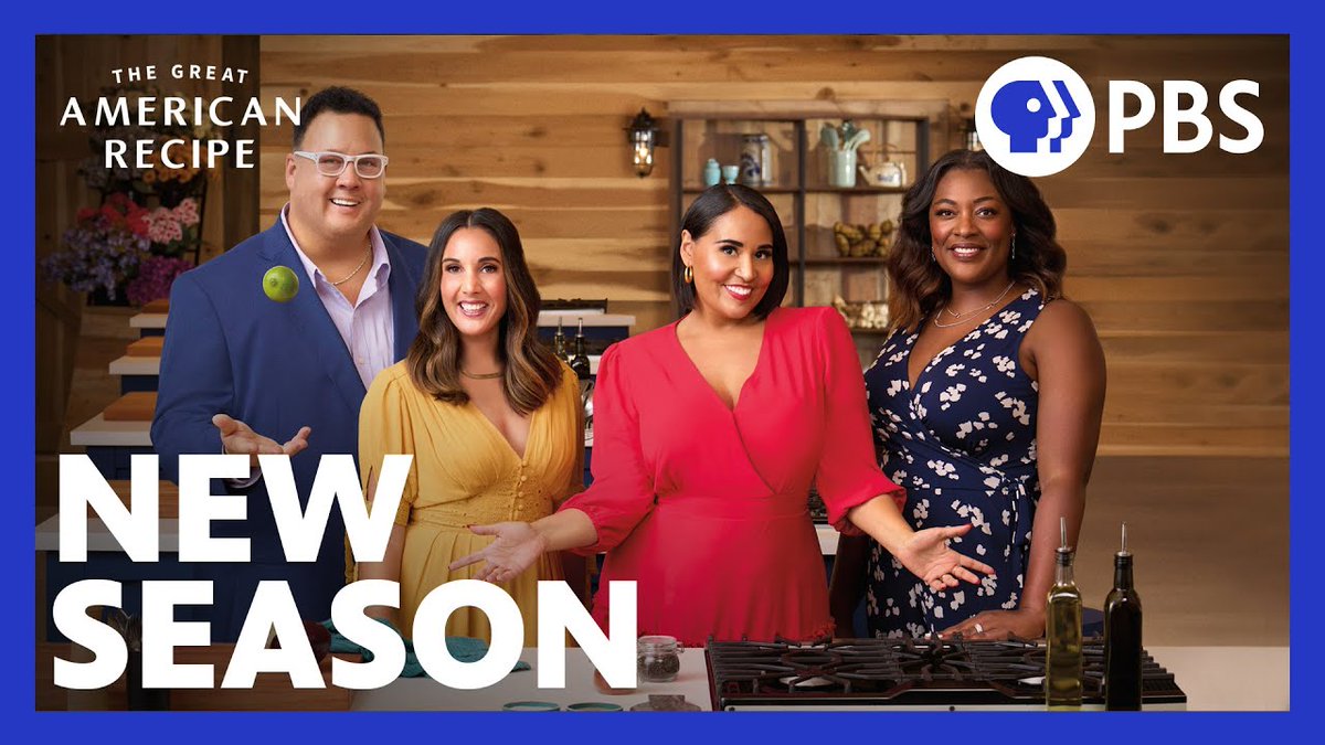 🌟Watch tonight @PBS 9pm(Check Local Listings) Premiere Season 2 #TheGreatAmericanRecipe #RecipePBS w/ Host @alwaysalejandra Judges @grahamelliot @mastercheftd @chefleahcohen About bit.ly/39OgvNA