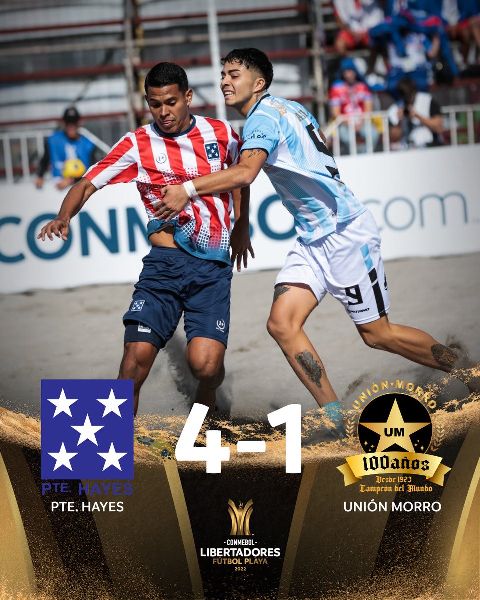LibertadoresFP's tweet image. ¡GOLEADA! @ClubPHayes1907 🇵🇾 venció por 4-1 a #UniónMorro 🇨🇱 con lo que selló su pase a los cuartos de final en esta edición de la CONMEBOL #LibertadoresFP. 👏🔝