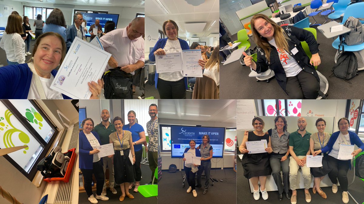 eTwinning_ist's tweet photo. Türkiye Scientix Elçimiz,Bağcılar ESEP Mentörümüz Hatice Yavuzyılmaz,Europen Schoolnet “Stem Keşif Kampanyası Aktiviteleri” dalında Brüksel'de 40. Uluslararası Scientix Ödül törenine   davet edilmiş,Scientix TV STEM School Label klibinde yer alarak ülkemizi temsil etmiştir.👏👏🌏 https://t.co/62PwAd1kWm