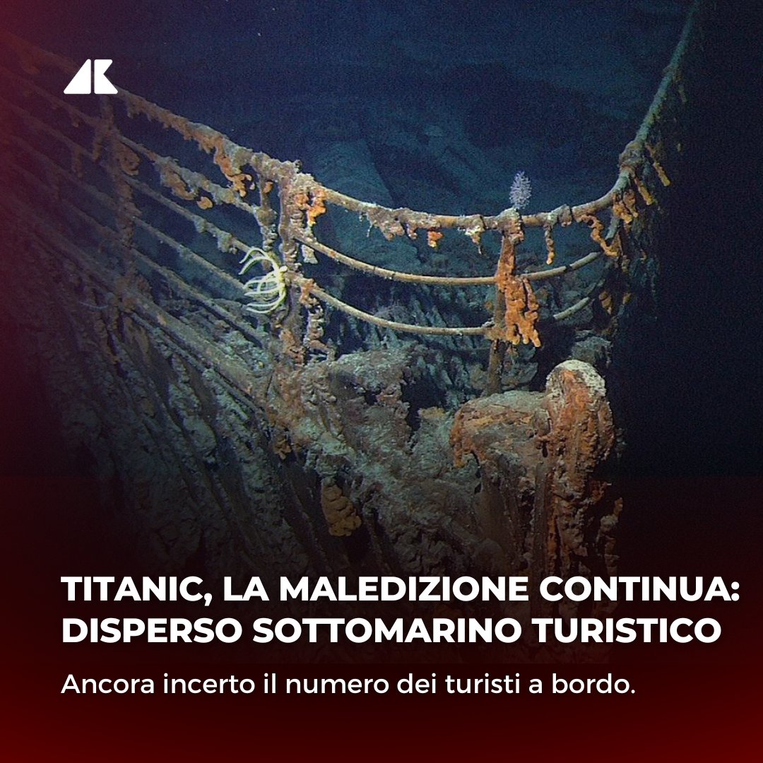 Disperso sottomarino turisti in visita a relitto Titanic