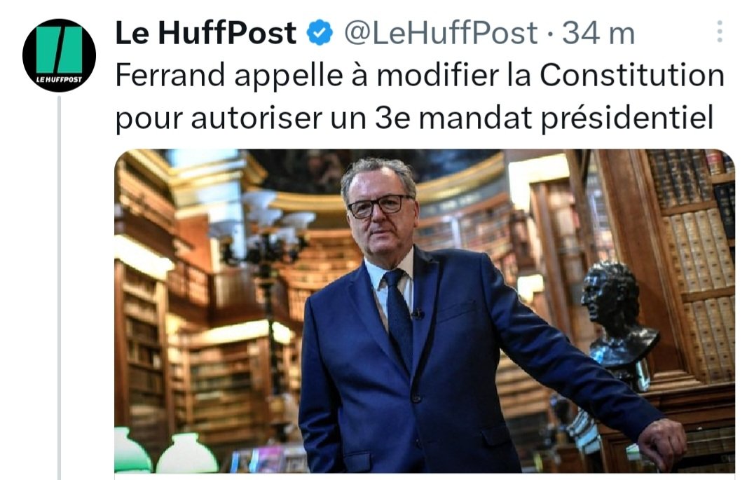 Bref, les seuls mandats que #Macron et ses sbires devraient être autorisés à briguer, ce sont les mandats d'arrêt et les mandats de dépôt....
Richard #Ferrand