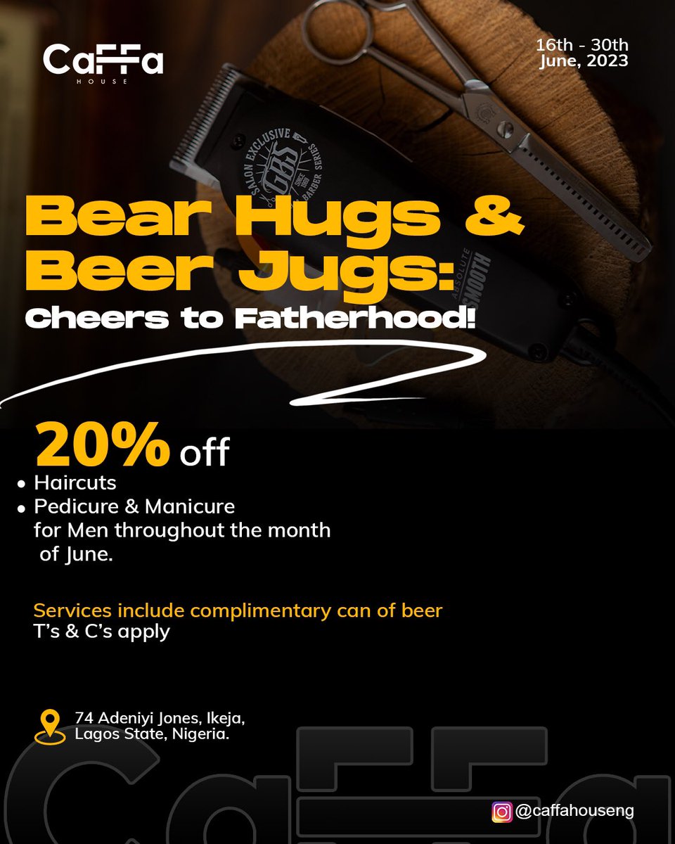 TCMBuzz's tweet photo. 📍We celebrate Dads all over the world and we have something special just for them throughout the month of June.
See flyer for more details- you can also reach out via dm☺️
#CaFFaCommunity https://t.co/9ZI9yIDiV2