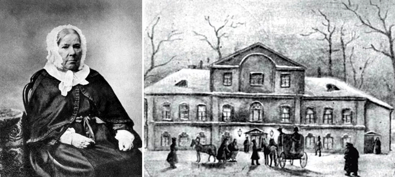 Дом Елагиной в Хоромном тупике, литературный салон в котором посещали Пушкин и Жуковский
progulkipomoskve.ru/dom_elaginoj_x…