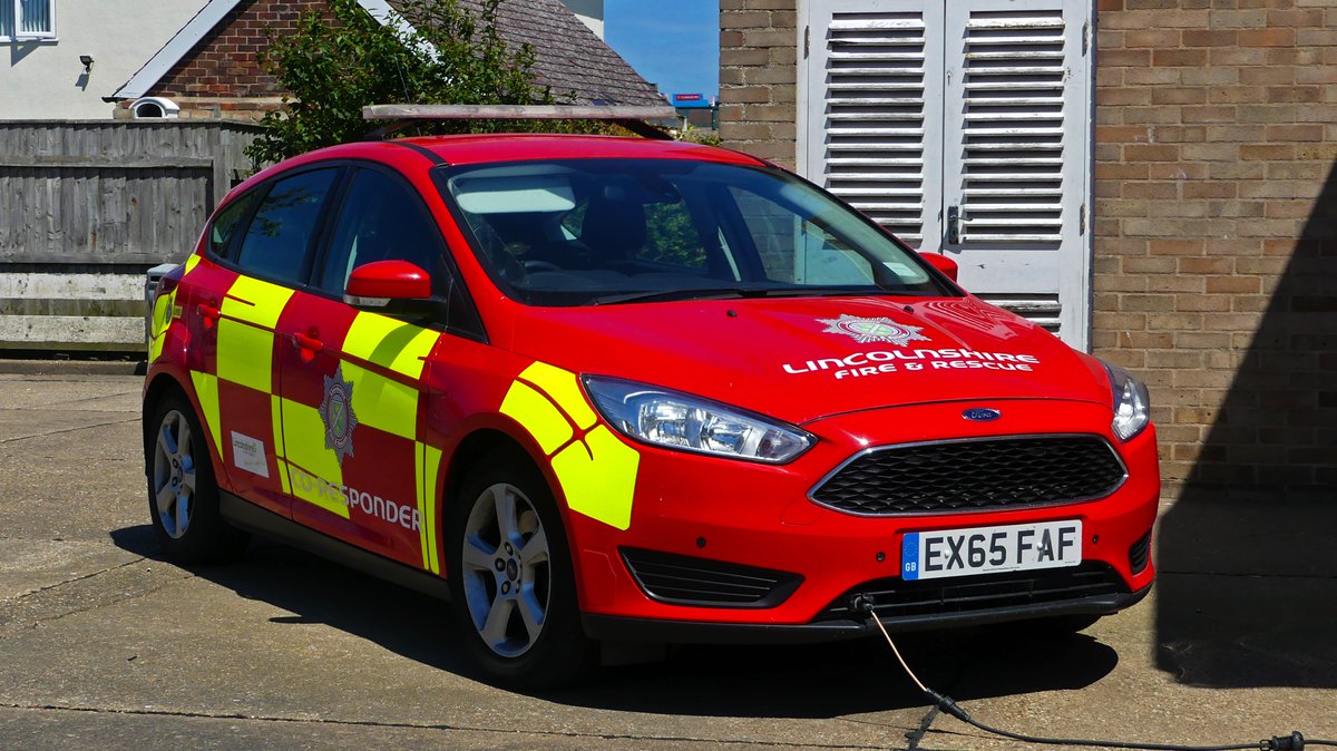 Into sunny Lincolnshire with this Ford Focus Co-Responder car based at Maplethorpe Fire Station