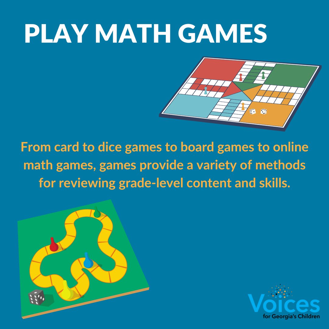GeorgiaVoices's tweet image. A lot of emphasis is put on children regressing in reading levels over the summer. But did you know it can happen in math too? Swipe left to see ways to keep your student’s math skills sharp over the summer. #mathliteracy #mathskills #avoidthesummerslide