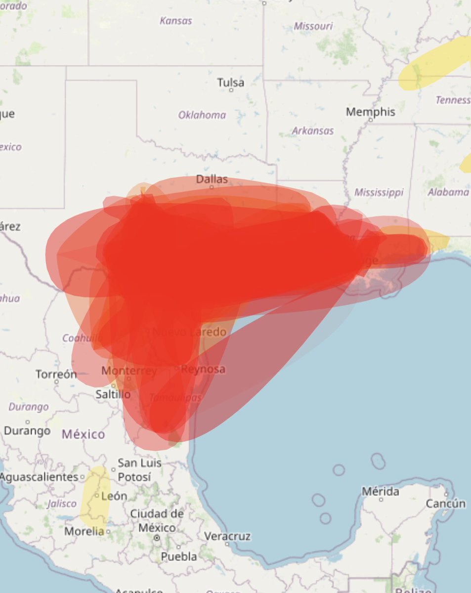 Texas VHF looking a bit spicy this morning. 🌶️ #HamRadio