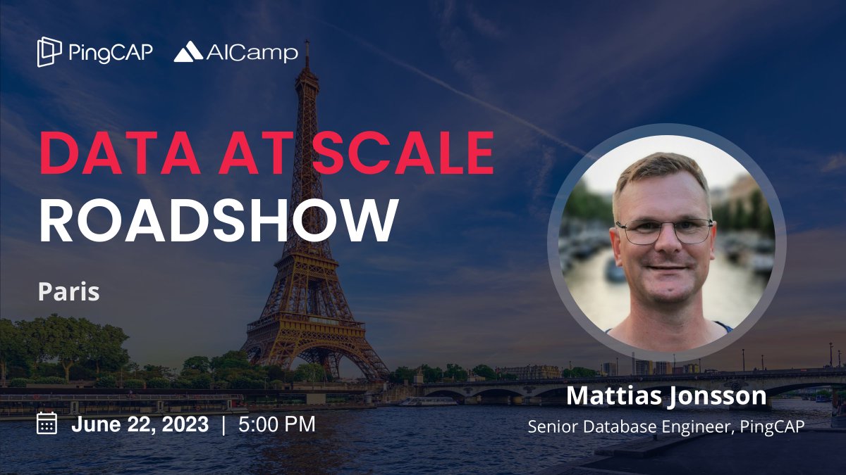 Join us in Paris at the Data at Scale meetup! We will be exploring the various challenges and obstacles that come with scaling data, best practices related to #DistributedSQL databases, and AI #ChatGPT!

aicamp.ai/event/eventdet…