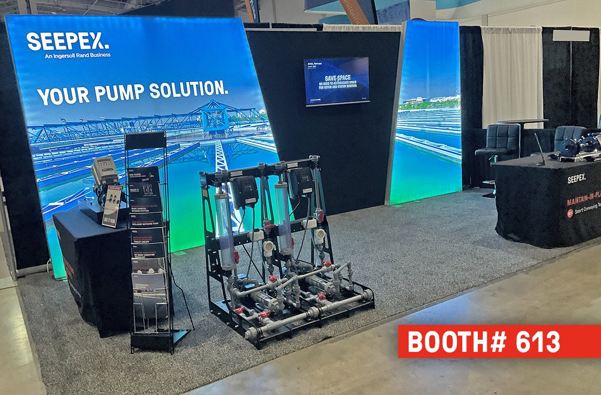 Booth ✔️ Show models ✔️ Brochures ✔️ Giveaways ✔️ - We are ready for you! AWWA ACE23 starts today in Toronto, Ontario. Come by booth# 613 to learn more about SEEPEX progressive cavity pumps!