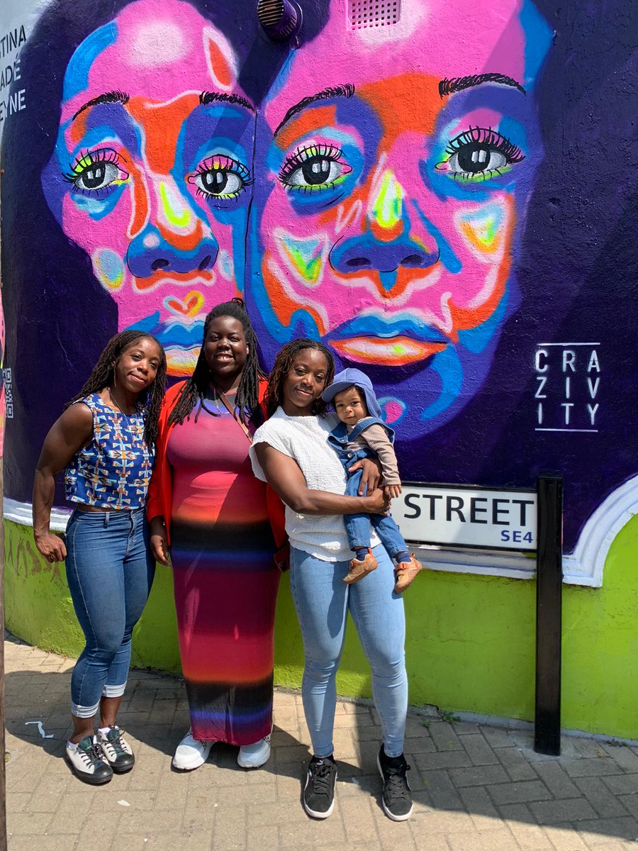 AlleyneDance's tweet image. We had a fantastic day at the official unveiling of the Alleyne Dance mural for Black Female Icons of Lewisham with @BrockleyMax!

Thank you to @MayorofLondon, the wonderful artist @Crazivity, The Soul Sisters and our fellow residents of Lewisham for celebrating with us.