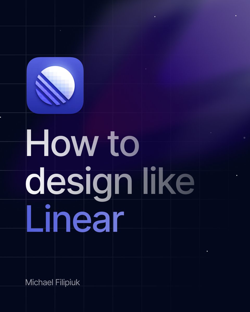 MichaelFilipiuk's tweet image. Linear is a powerful issue tracking tool designed with pixel-perfect precision.

Here&apos;s how they made their design so good 👇