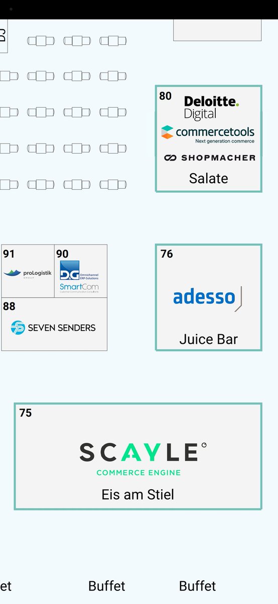 ich liebe es, dass auf dem Hallenplan der #K52023 die Stand-Perks genannt sind.  <a href="/TarekMueller/">Tarek Müller</a> verteilt Eis am Stil z.B.