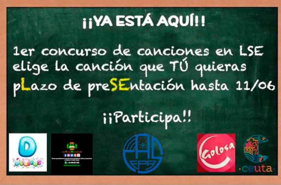 Ceip17_Ceuta's tweet photo. Nos complace anunciar que hemos sido los ganadores del I Concurso de Canciones en Lenguaje de Signos organizado por #ACEPAS El miércoles el alumnado de 5ºC representará la canción en la #PlazadelosReyes de #Ceuta Felicidades al alumnado y a su tutora Alicia. https://t.co/q3uObXFqJT