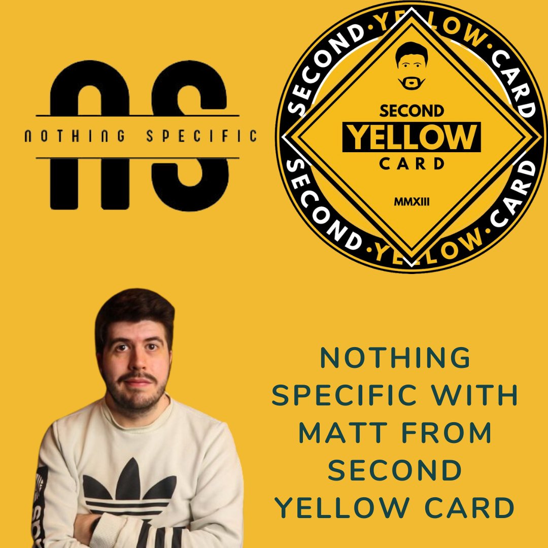 NthingSpecific's tweet image. Next guest confirmed! On Wednesday I will be chatting with popular Football manager YouTuber and streamer Matt @SecondYellowCrd very excited for this as a big player of the game myself