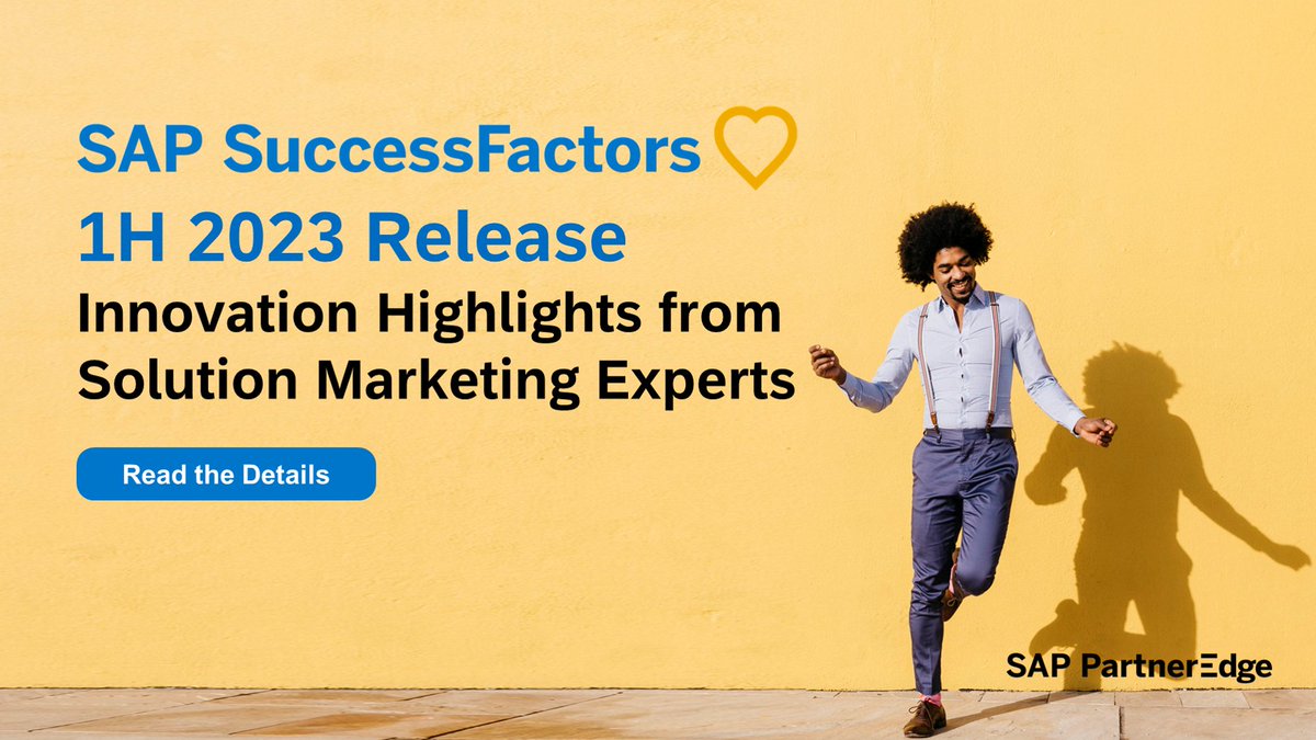 PabloZ's tweet photo. Check out the latest SAP SuccessFactors HXM release innovations and highlights coming with the 1H 2023 release. #SAPPartners, read the solution expert blogs to learn more: https://t.co/GALgRlv4MC https://t.co/SJ3wGNLGkf
