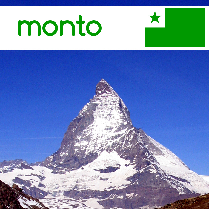 Monto #Esperanto #Vortoj