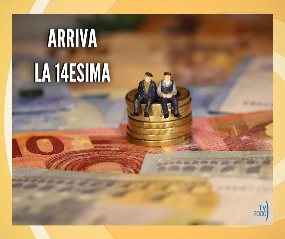 Tutto pronto per la #quattordicesima per i #pensionati solitamente erogata nel mese di luglio. In questa puntata di VEDIAMOCI CHIARO cerchiamo di capire a chi spetta e come funziona questa gratifica estiva... alle 10:30 su <a href="/TV2000it/">Tv2000.it</a> (Canale 28, Sky 157) #13giugno