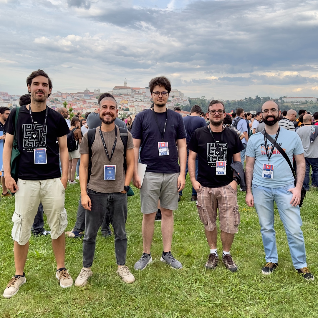 morphotech's tweet photo. #Morphotech team was once again present at #JNation in Coimbra!
Thank you to the organization. It was awesome, as usual! ๐
#itjobs #techjobs #software #developers #programming #softwaredeveloper #softwareengeneering #JNation2023 https://t.co/QmkLPgVjzM