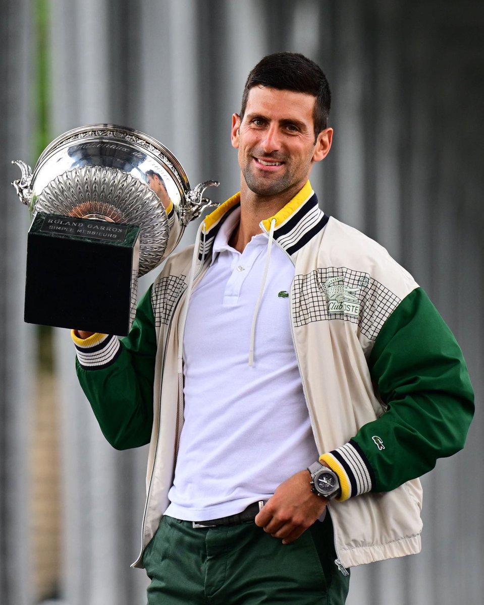 🏆 Novak 🏆 Djokovic 🏆 

#RolandGarros