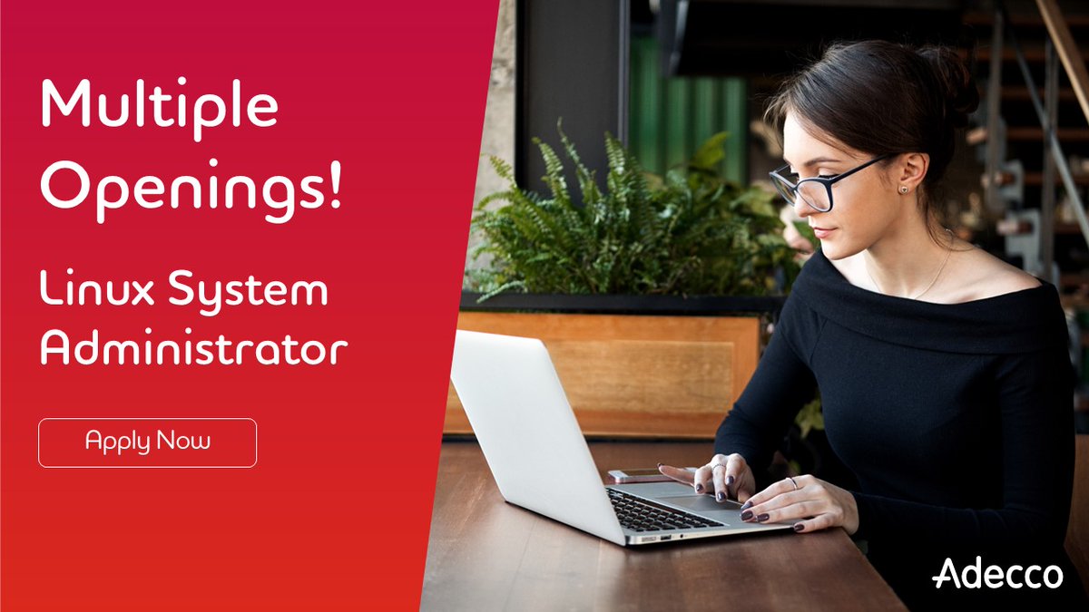 AdeccoME's tweet image. Multiple Job Openings! Linux System Administrator (L2/L3) for a leading tech firm in the UAE.
Interested candidates can send your resume to adecco.ps@adecco.com with subject "LI- Linux System Admin."
#linuxsystemadministrator #ITJobs #techjobs #adecco #adeccomiddleeast