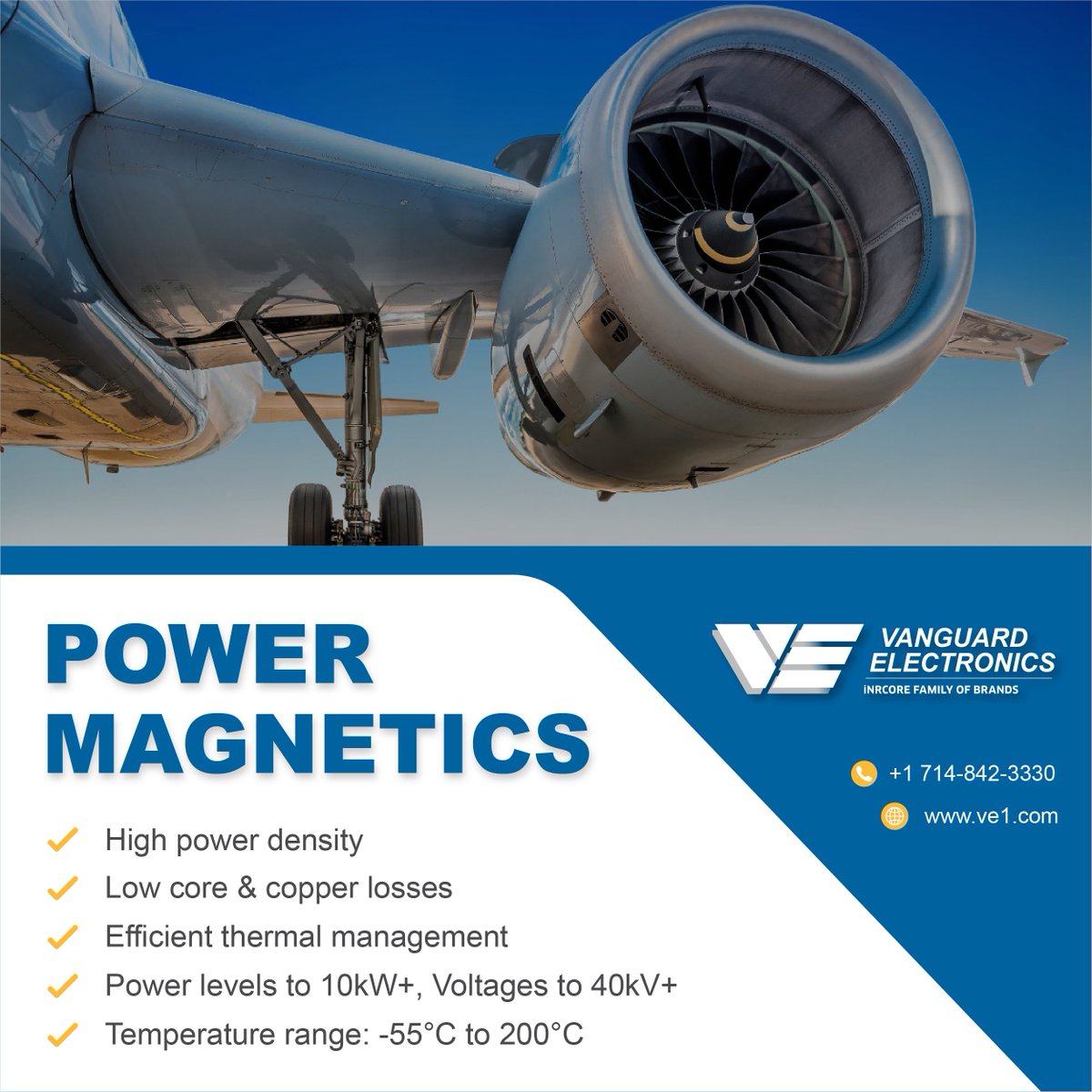 VanguardElec's tweet image. Vanguard has 70+ years of experience designing and manufacturing high-reliability #PowerMagnetics for demanding applications. Our Power Magnetics offer power levels to 10kW+ and are ideal for GaN applications and traditional power supplies! 

Learn more: lnkd.in/eBXa-FrK
