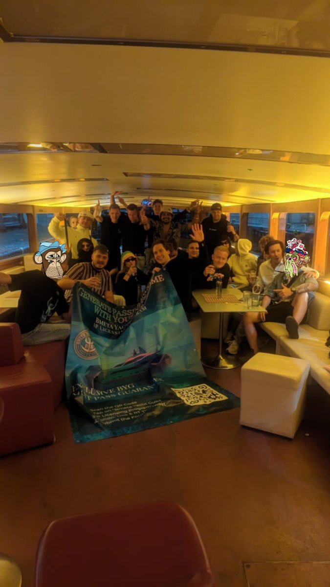 MutantApeJack's tweet photo. HMM 🧪

Thanks to old and new friends for joining us in this 5th edition of Boring Yachts 🛥️

Especially @BmetaYachts @RaccoonGin for their support 💖

I will be uploading videos between today and tomorrow about the party in Berlin 🇩🇪👀 https://t.co/HFZhCroiE4