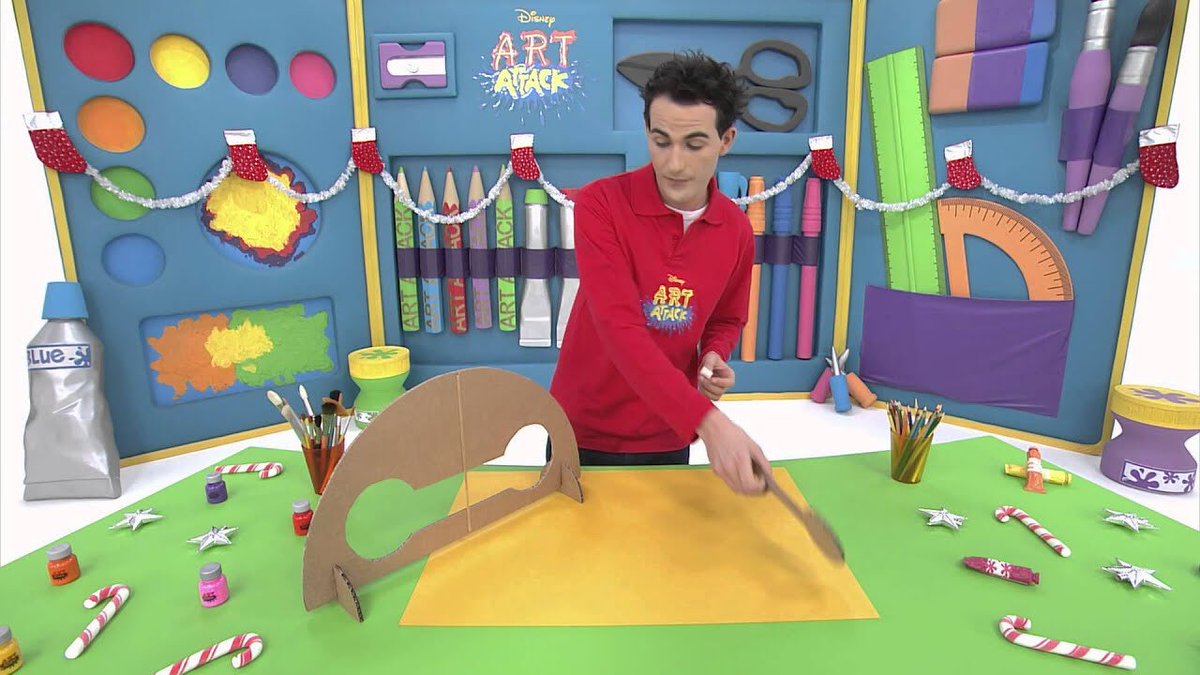 pinkaminator's tweet image. art attack, sur Disney junior 🥹