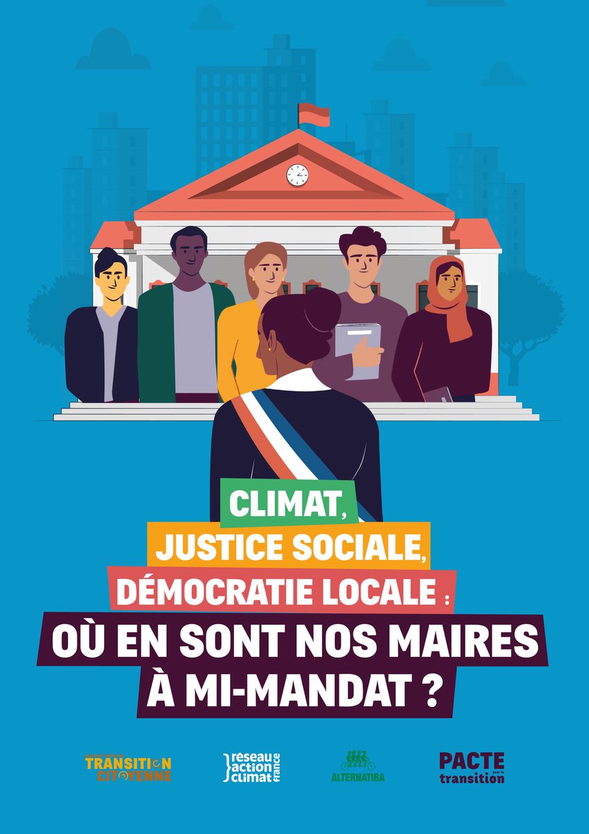 🚨sortie nationale du rapport co-réalisé avec <a href="/RACFrance/">Réseau Action Climat</a> &amp; <a href="/Alternatiba_/">Alternatiba</a> <a href="/PacteTransition/">Pacte pour la Transition</a> 
🌏climat, justice sociale, démocratie : à mi-mandat, où en sont nos maires ? Les citoyen.nes évaluent les communes dans un rapport exceptionnel ⤵️

🔗reseauactionclimat.org/wp-content/upl…
