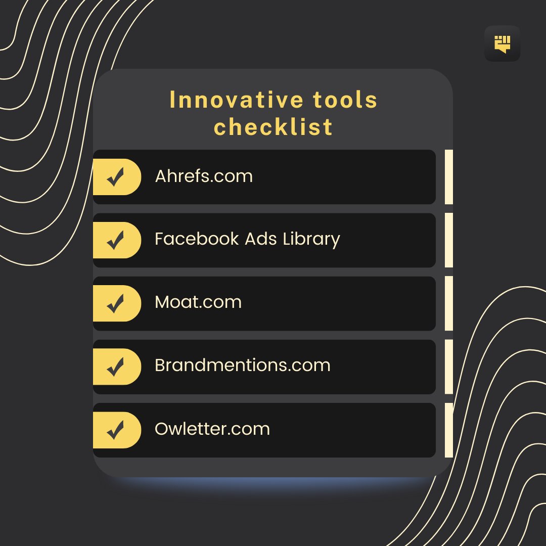 13 very innovative tools that you could use to check out what competitive startups are using to boost their growth and traffic