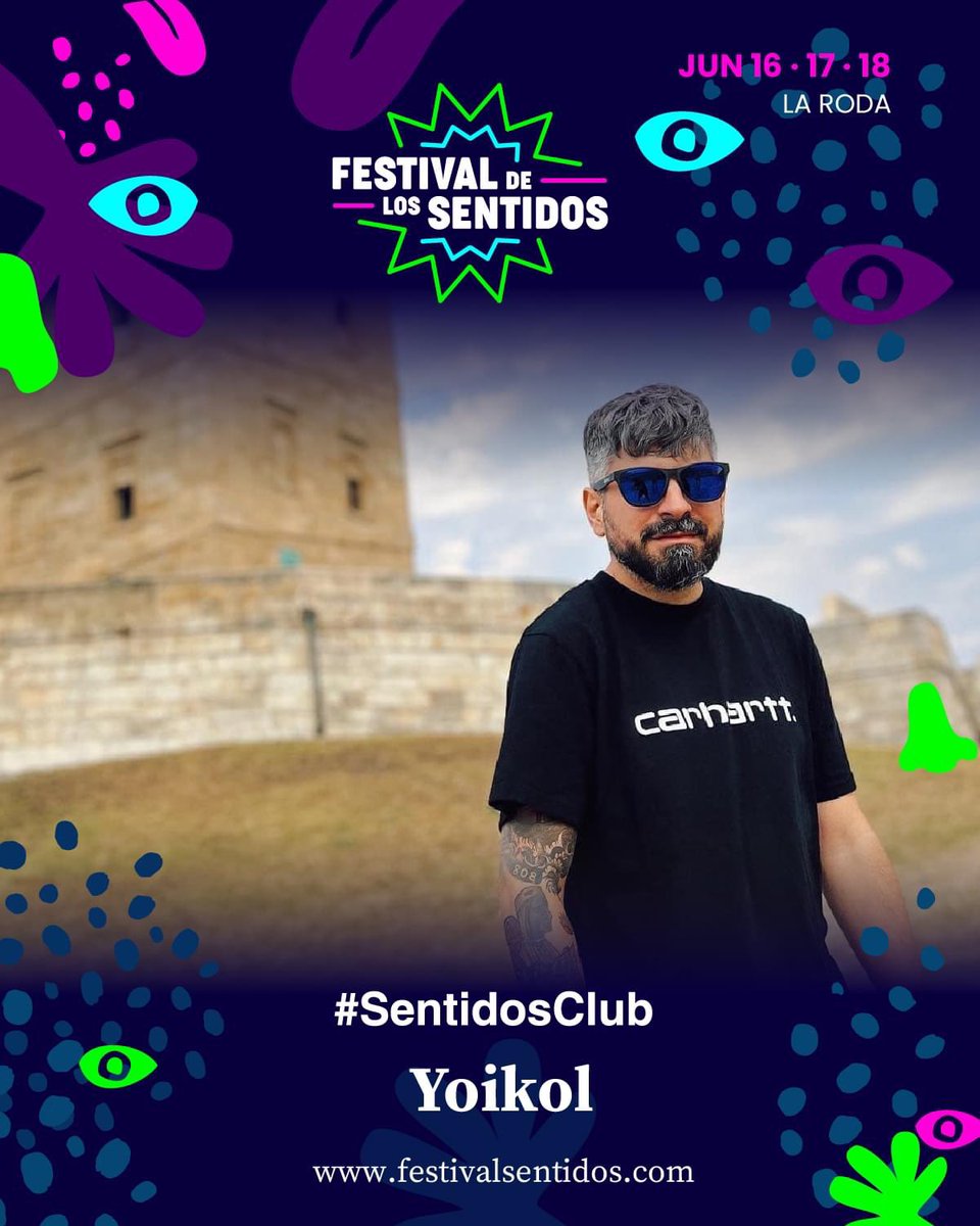 yoikol's tweet photo. Este viernes cerramos la primera jornada del Festival de los Sentidos, nos vemos en #LaRoda (AB) con las pilas a tope: 02:00 @ Escenario #SentidosClub 🔋
🎟️ https://t.co/gr2SdM5vzG https://t.co/XzUfhDaNuZ