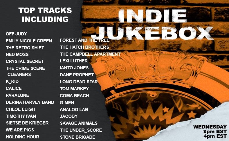 NEW #INDIE on the JUKEBOX SPECIAL WEDNESDAY 9pm BST (4pm ET, 1pm PT) @GlennReeve6 @IantoJonesMusic @libertymusicpr @longdeadstarUK @thetommarkey @ComaBeach42 @gmenBand @analog_lab @jacobybanduk @garyrobertscott @StoneBrigadeUA + more

radiowigwam.co.uk, SmartSpeaker, TuneIn