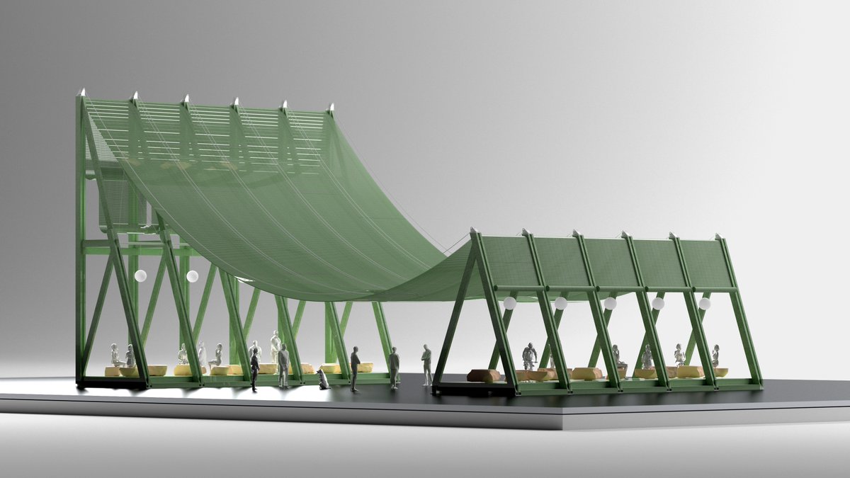 'Mediterráneo' es el proyecto ganador para València, del arquitecto pontevedrés Manuel Bouzas.

Su diseño aúna tradición y modernidad y reinterpreta un elemento vernáculo de las arquitecturas mediterráneas que actúa como protección climática.