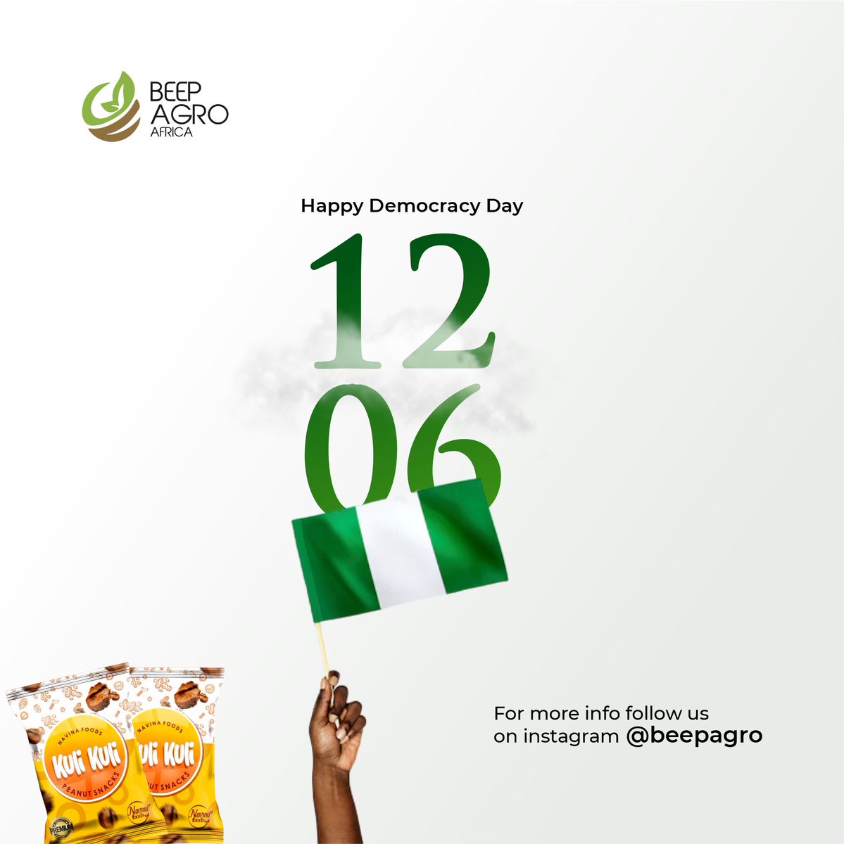 The 12th of June is extremely significant to Nigerians. We won our civil liberties on this day many years ago, and our country earned its democracy back. Let us be thankful for our freedom today and celebrate Democracy Day together!

  #Emefiele |because of 12k|earthquake