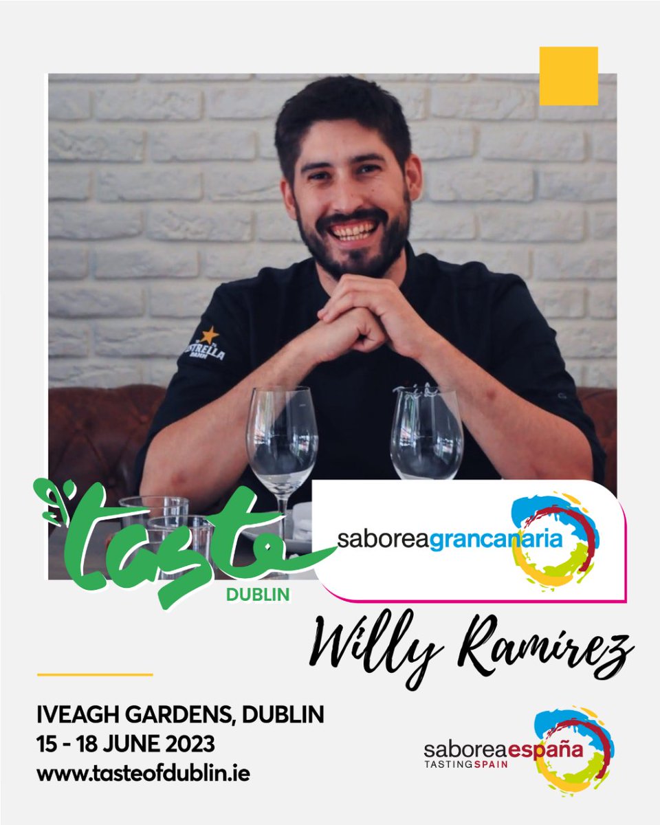This year, our chefs in <a href="/TasteDublin/">Taste of Dublin 🍴🍾</a> will be Alejandro Mederos y Willy Ramírez.

Do you want to know more about them? 
👨 🍳 tasteofdublin.ie/alejandro-mede…
👨 🍳 tasteofdublin.ie/guillermo-rami…

#TastingGranCanaria #TasingSpain <a href="/SaboreaEspana/">Saborea España</a> <a href="/turismogc/">GranCanaria.com 🌴☀️</a>