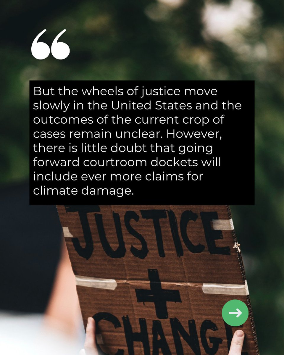 "As the evidence of climate damage mounts, more litigation is sure to follow."

🛢️CCAG member, <a href="/Alice_C_Hill/">Alice Hill</a>, provides comment on the spate of US lawsuits calling big oil to account for the climate crisis
