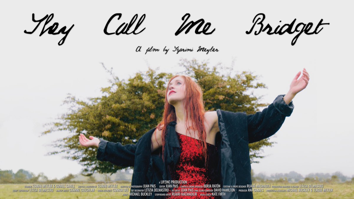 Tomorrow we present the world premiere of our first short film, ‘They Call Me Bridget’ screens as part of Literature Shorts at Bloomsday Film Festival in Dublin  @bloomsdayfilmf1 
Get your tickets now 🎫⭐️