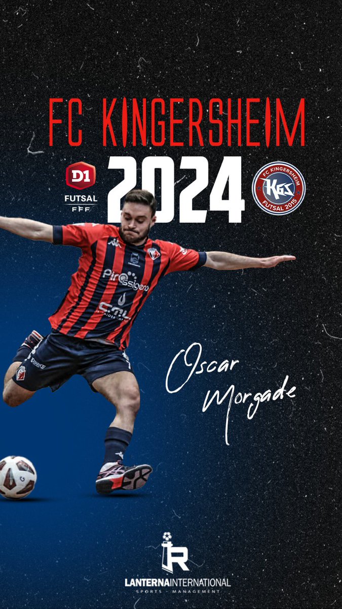 𝗢𝘀𝗰𝗮𝗿 𝗠𝗼𝗿𝗴𝗮𝗱𝗲 𝟮𝟬𝟮𝟰

✍️ #𝘛𝘳𝘢𝘯𝘴𝘧𝘦𝘳 

🤝 FC kingersheim <a href="/KGSFutsal/">Kingersheim Futsal</a> 🇫🇷

🆕🏠 kingersheim ( France 🇫🇷 )

#futsal #lanternaplayer #futsalplayer #management #lanternainternational #futbolsala #transfer #francia #firstdivision #france #D1