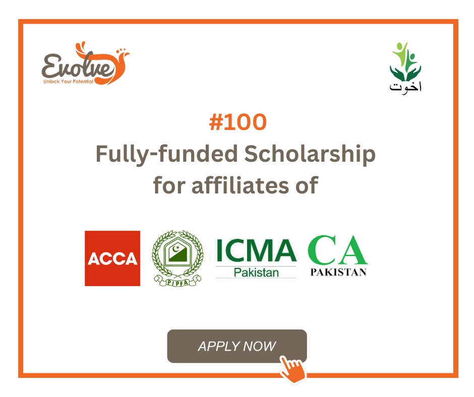 evolveplc's tweet photo. Opportunity Alert! 
Gain a competitive edge in the accounting world with Evolve's #100 Fully-funded Scholarship program exclusively for affiliates of ACCA, ICMAP, ICAP, and PIPFA. 
https://t.co/s8N6xSygX0

#evolve #evolvelearninghub #acca #ca #icmap #icap  #scholarships2023 https://t.co/UOJlGJ3BGW
