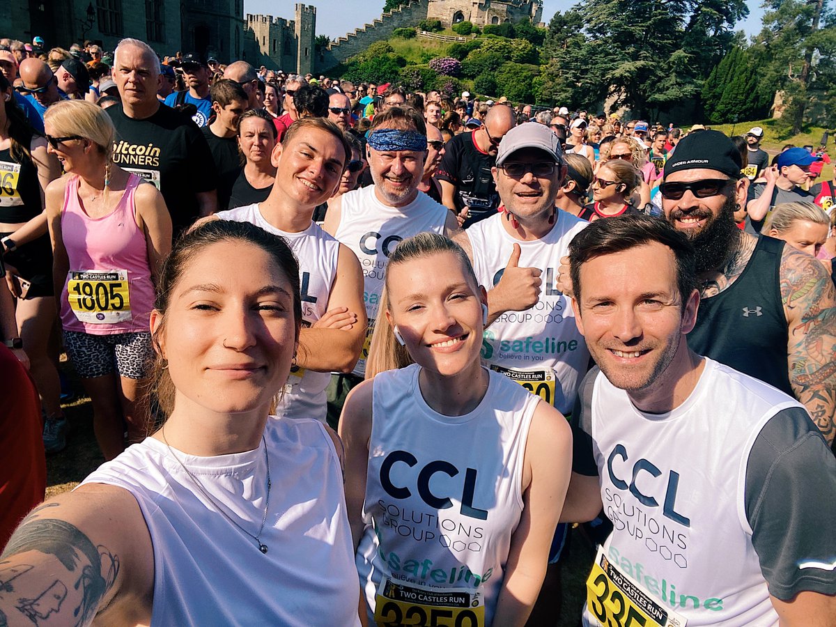 SafelineUK's tweet image. Fantastic effort from the team @ccl who ran the @twocastlesrun in the #scorching heat for #Safeline yesterday and raised £500 to support our clients. #ThankYou #steps4safeline #Warwickshire #survivors #charity #fundraising #nevermoreneeded #castles