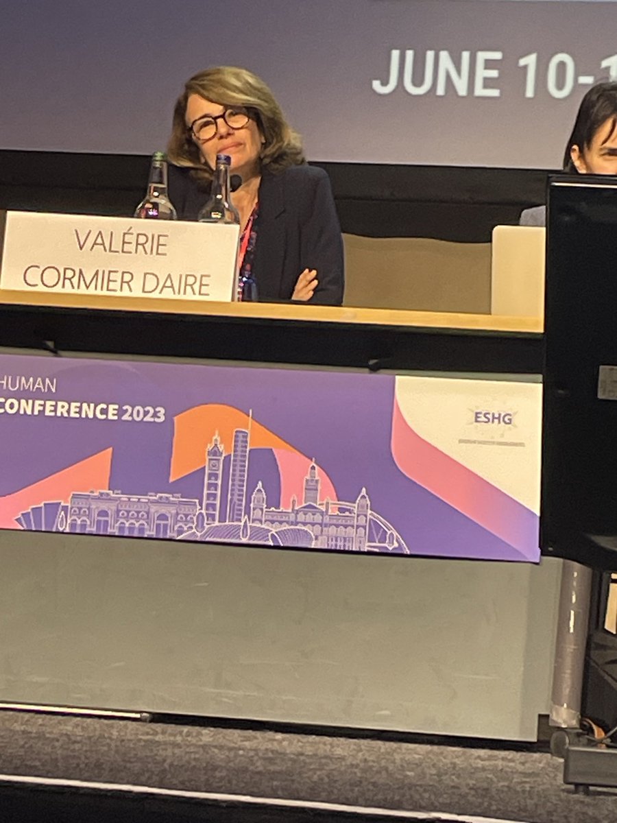 Wonderful that Pr Valerie Cormier Daire from Paris has been appointed as President of the ESHG #ESHG2023 Many Congratulations!!