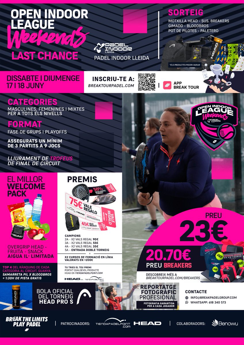 ⚡⚡Last Chance Break Padel Tour Week-ends !!!⚡⚡ - mailchi.mp/219e6b2e0bd0/l…