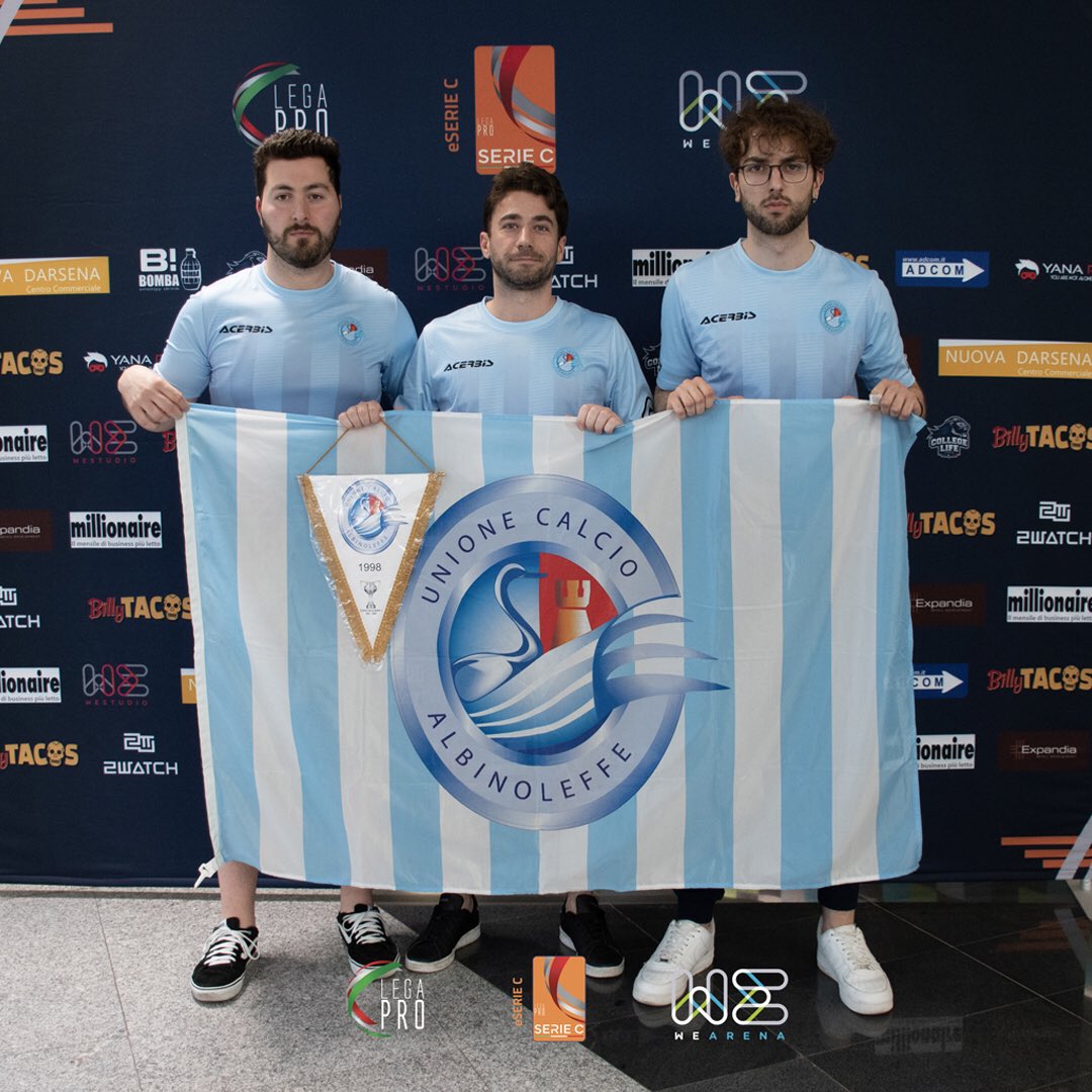 🎮 E-SERIE C 2023 🎮
Sono stati giorni divertenti ed emozionanti quelli vissuti alla WeArena di Ferrara 🏟️ per il campionato E-Serie C @LegaProOfficial 2023 by <a href="/We_Arena/">WeArena</a> 😉

Complimenti all'<a href="/USCatanzaro1929/">U.S. Catanzaro 1929</a> per la conquista del titolo 🇮🇹

#eseriec #albinoleffewearenaesportteam🕹️