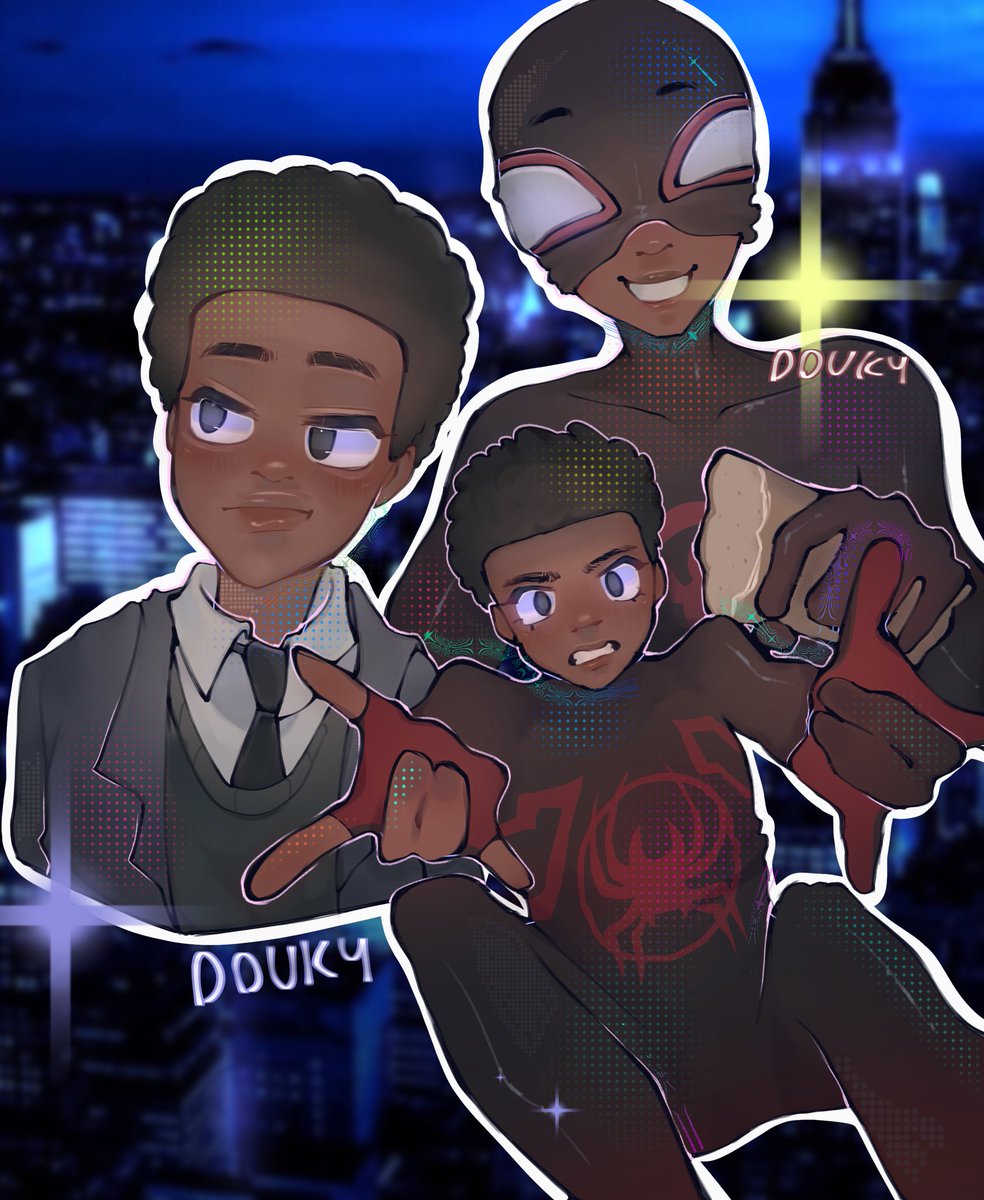 Doukyo's tweet photo. Miles morales fanart!😡 i havent watched hte movie yet cuz i literally use free illegal websites online XD #fyp#spiderman#milesmorales#fanart#doukyo#spidermanintothespiderverse https://t.co/QueTzssKCe