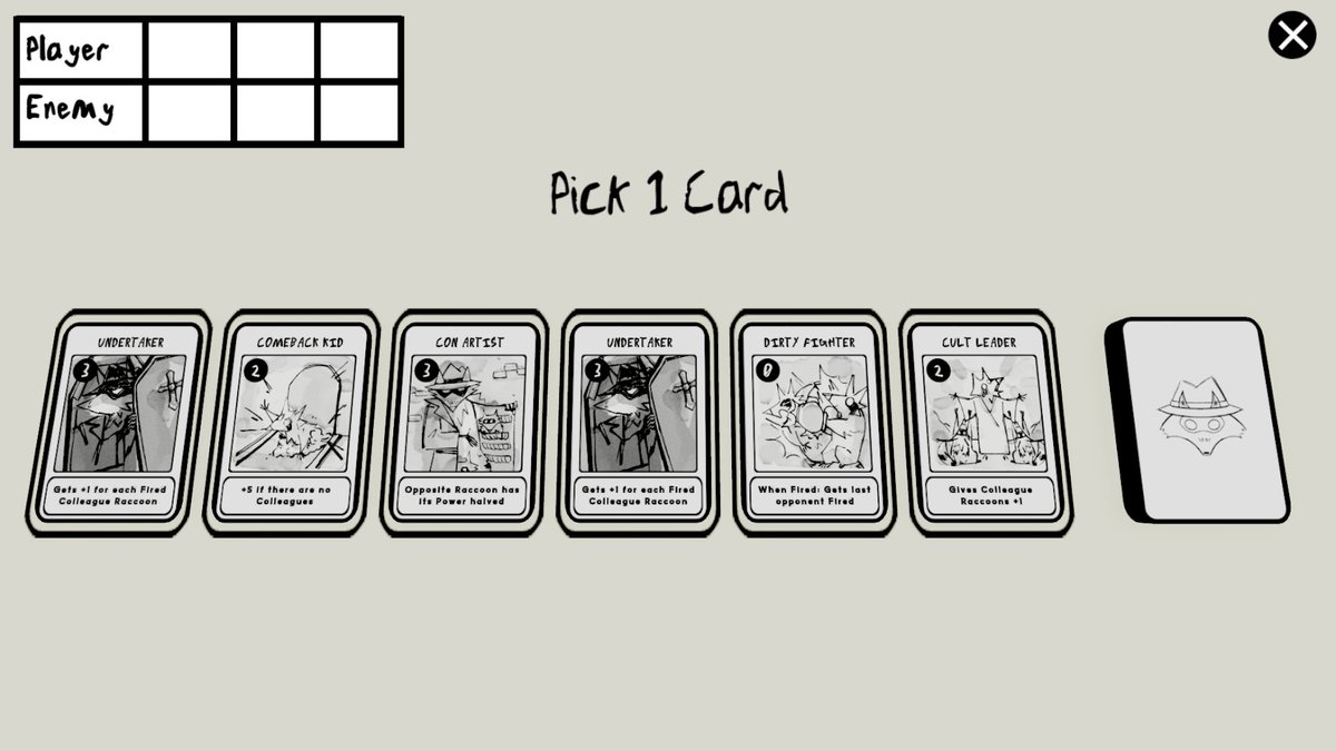 TWT_NOW's tweet photo. The #GamesTransformed game jam is over, and we have a winner... Congratulations to HoloMoon Games' Raccoons With Jobs! A satirical simulation of the corporate rat race - or raccoon race? Play it now here: https://t.co/u4ptH4m4RK https://t.co/8MbJq04DVc