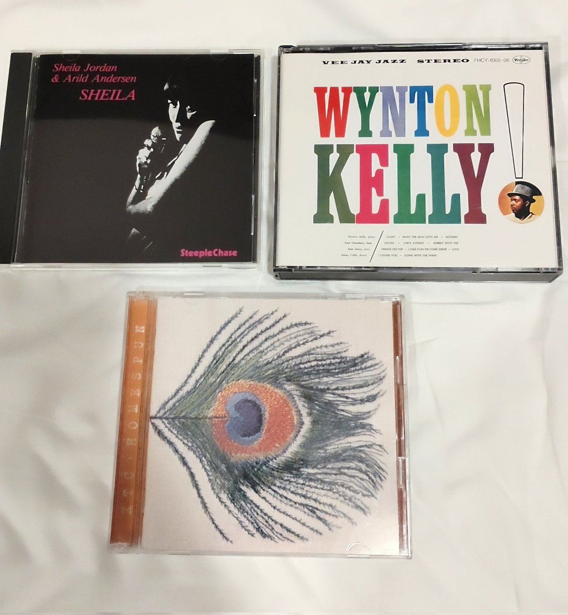 SickazzDog's tweet photo. #本日の釣果 💿
#SheilaJordan
#ArildAndersen
『SHEILA』
#WyntonKelly
『WYNTON KELLY !』
#XTC
『HOMESPUN』
群馬県に来ても
やることは変わりません(笑)
ブクオフ見つけたら
ディグらにゃいられん、この身体💿
でも良い盤を3枚もGETしたので
もうこれは良い旅だ✨ https://t.co/Pfri5dc97w