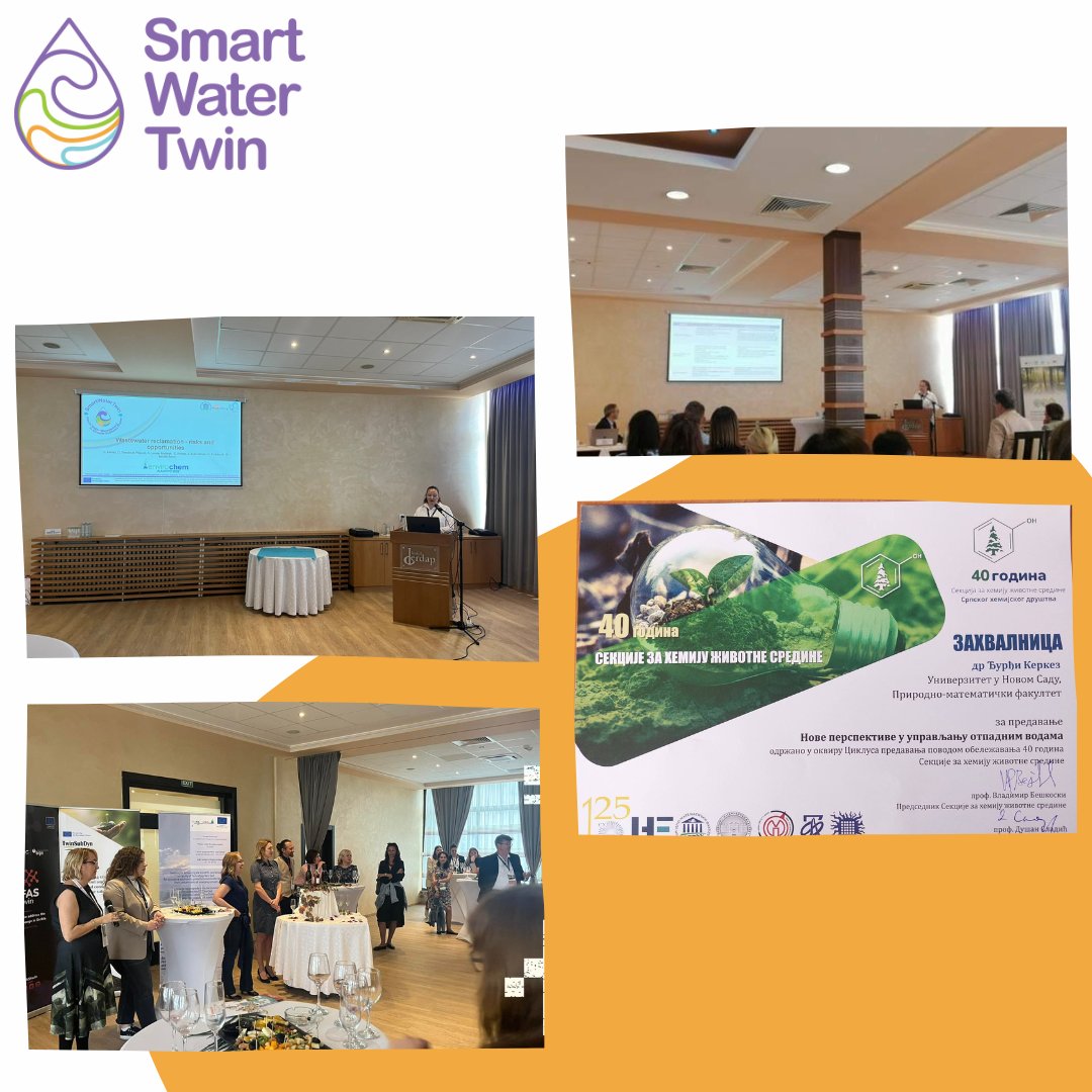 #SmartWaterTwinHEProject at the 9th Symposium - Chemistry and environmental protection 'ENVIROCHEM2023' in Kladovo, Serbia

Read more: linkedin.com/feed/update/ur…

#symposium #envirochem #environment #pmf_dhbhzzs #balkan #europeancommission #horizoneurope #EUfunded