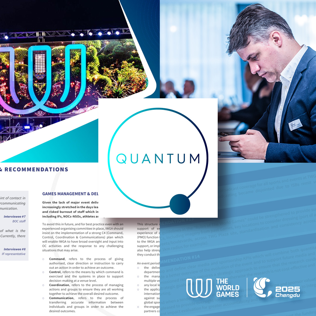 We are pleased to announce our extended partnership with Quantum Consultancy, a leading provider of event impact evaluation services and strategy development. 

Read more: theworldgames.org/news/The-World…

#WeareTheWorldGames #RoadtoChengdu #TWG2025